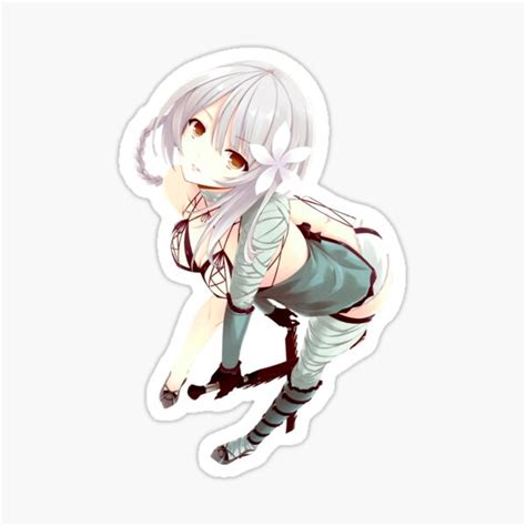 Sexy Hentai Anime Kaine Lewd Ass Nier Replicant Remake Game Hot Anime Sticker Sticker For