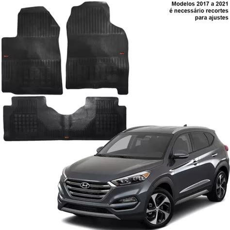 Tapete Borracha Interlagos Borcol Hyundai Tucson 2021 3 Peça