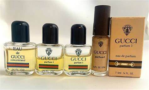 Gucci Parfum 1 Gucci Perfume No 1 Vintage 1970s Gucci Perfume Lot Ebay