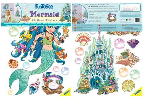 Mermaid Wall Stickers