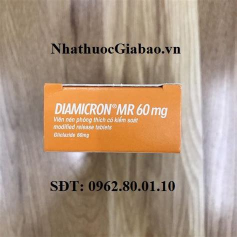 Thuốc Diamicron MR 60mg Đặt Mua 0962 80 01 10