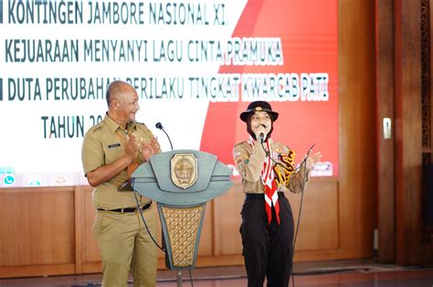 Terima Kontingan Jamnas Xi Pj Bupati Tekankan Semangat Patriotisme Dan