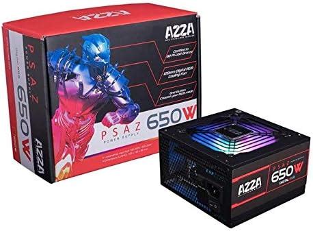 Fonte Gamer Azza W Rgb Plus Bronze Pfc Ativo Psaz W Argb