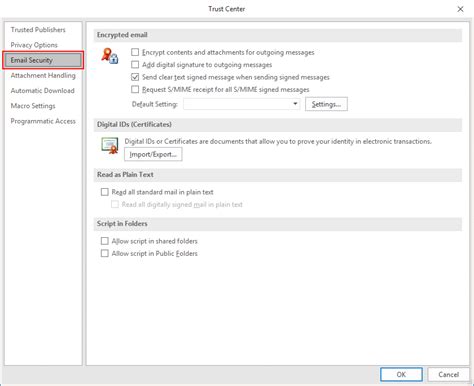 Installing An S Mime Certificate And Sending Secure Email With Outlook
