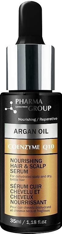 Pharma Group Laboratories Argan Oil + Coenzyme Q10 Hair & Scalp Serum ...