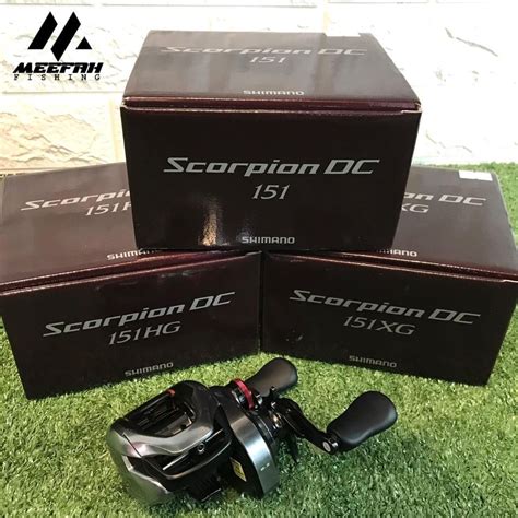 SHIMANO 2021 Scorpion DC 151 Series 1 YEAR WARRANTY FREE GIFT