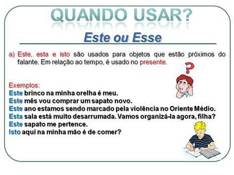 Blog Da Professora Flor Quando Usar Este Ou Esse