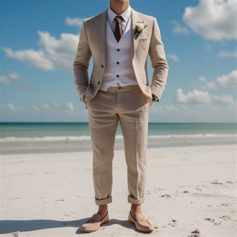 Roupa Noivo Casamento Praia - Top 10 Ideias de Roupas para Noivo em Casamento na Praia 🌴