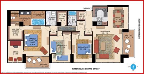 Hotel Luxury Suite Floor Plan