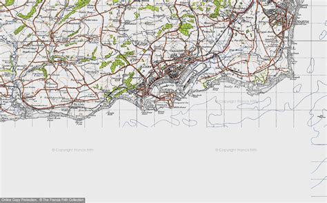 Historic Ordnance Survey Map Of Barry Island 1947