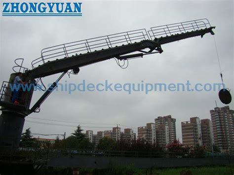 Pedestal Hydraulic Knuckle Boom Slewing Crane Ship Deck Equipment