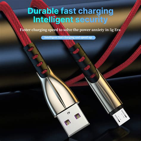 Alloy Android Data 5a Fast Charge Wire Lamp Alloy Data 5a Super Fast Charging Redmi Wall Charger