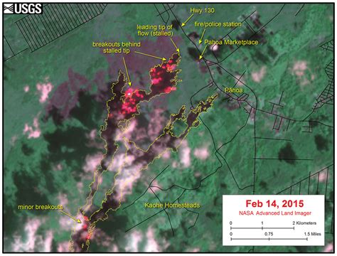 Kilauea Volcano Lava Flow Monitoring | Land Imaging Report Site