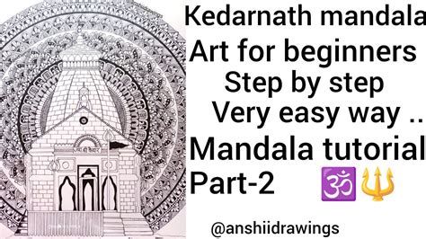 How To Draw Kedarnath Temple Drawing For Beginners Step By Step