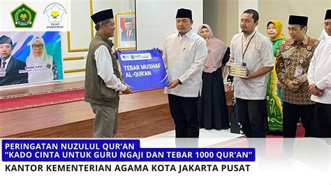 Peringatan Nuzulul Qur An Kado Cinta Untuk Guru Ngaji Dan Tebar 1000