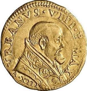 Scudo D Oro Urban Viii Papal States Numista