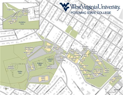 Campus Map | WVU Potomac State College | Keyser Campus | West Virginia ...