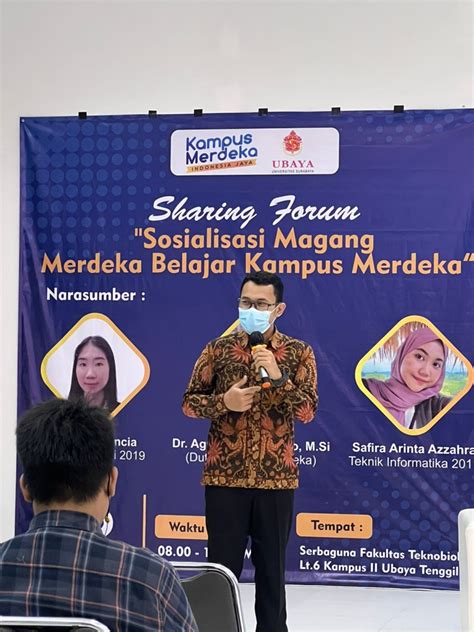 Ubaya Gelar Sosialisasi Fasilitasi Mahasiswa Tentang Magang MBKM