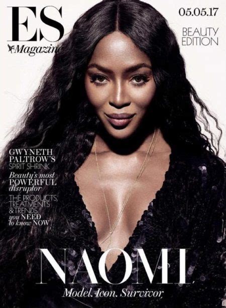 Naomi Campbell Turns Up The Glam Factor In Evening Standard Magazine