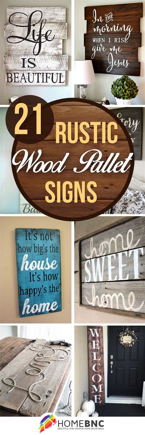 Rustic Wood Signs Diy