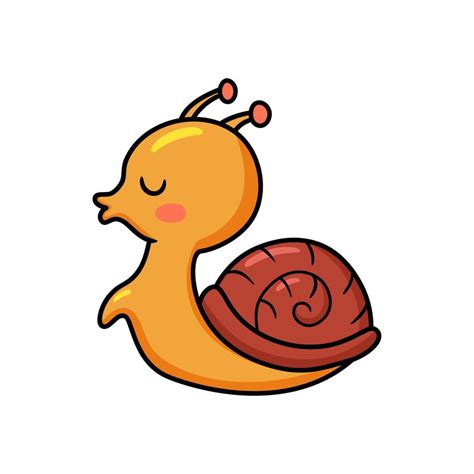 Cute little snail cartoon kissing 12750670 Vector Art at Vecteezy