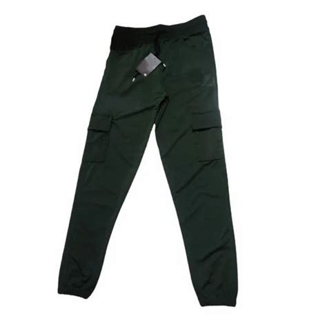 Plain Olive Green Mens Lycra Jogger Pant Daily Wear At Rs Piece In