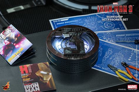 Hot Toys ACS002 鋼鐵人 3 1 6比例 工作室配件包