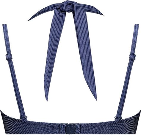 Ten Cate Multiway Padded Wired Bikini Top Dames Donkerblauw Bol