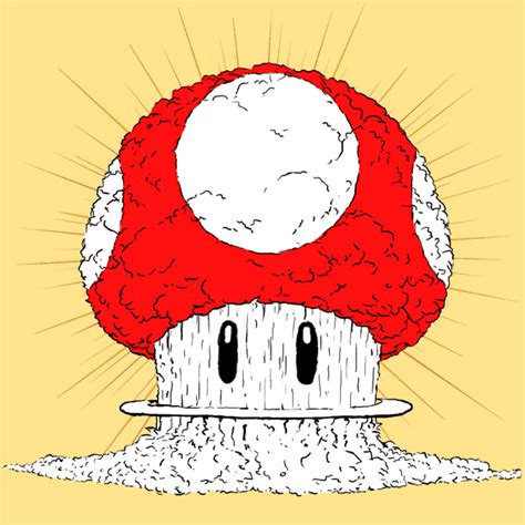 Mario Mushroom Sketch At Explore Collection Of Mario Mushroom Sketch