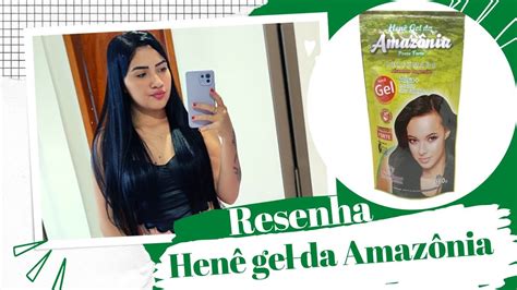 Henê gel da Amazônia preto médio Divina Dama Alisa mesmo YouTube