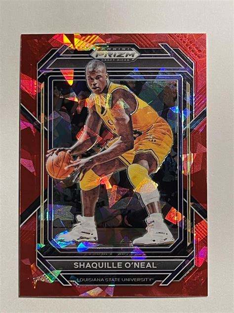 2023 Panini Prizm Draft Picks 92 Shaquille O Neal Red Ice EBay