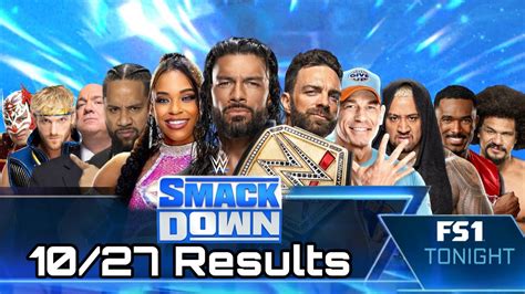 Wwe Friday Night Smackdown 10 27 23 Results Youtube