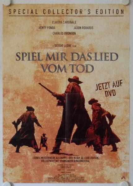 Spiel Mir Das Lied Vom Tod Originales Deutsches Dvd Plakat