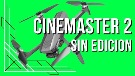 Drone Exo Cinemaster Video Sin Edici N Calidad Cruda De Grabaci N