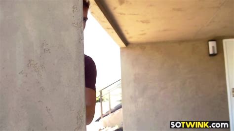 Stud Invites Stalker Neighbor And Rides His Cock Anal