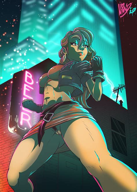 Blaze Fielding Taking It To The Streets Pantiless Ver By Ninscreations Hentai Foundry