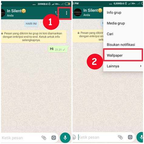Cara Mengganti Wallpaper Whatsapp | Hutomo