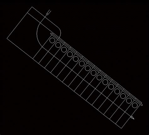 Bloque Escalera Dinamica En Autocad Librería Cad