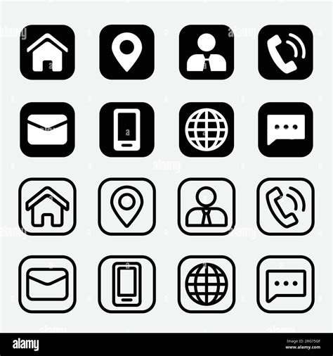 Collection Of Connect Icons Contact Us Icon Set Contact And