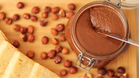 Homemade Nutella Chocolate Hazelnut Spread Recipe Without Palm Oil