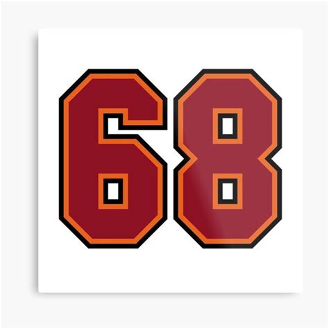 Number 68 Jersey Gifts & Merchandise | Redbubble