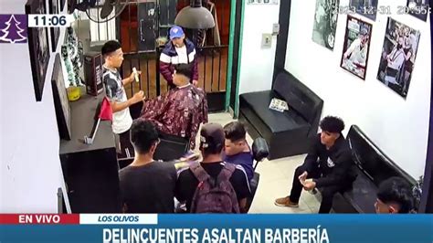 Los Olivos Empresario Sufri Robo En Su Barber A Al Inicio Del A O