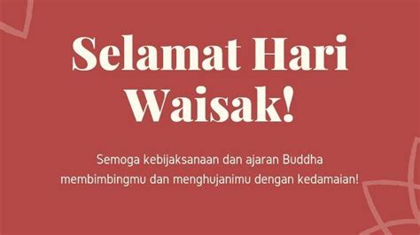 20 Contoh Caption Ucapan Selamat Hari Raya Waisak 2022 Penuh Bermakna