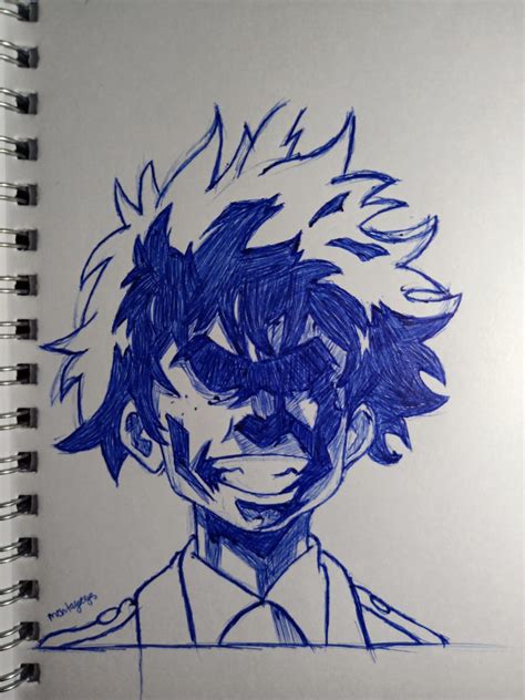 Deku With All Might Face