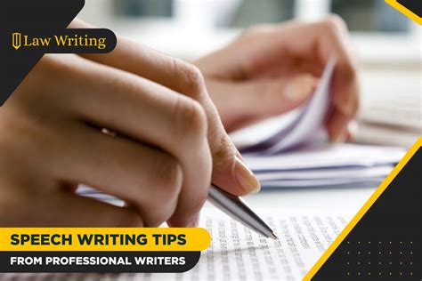 Speech Writing Tips From Professional Writers Law Writing Blog