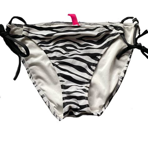 Victoria S Secret Women S Black And White Bikini And Tankini Bottoms