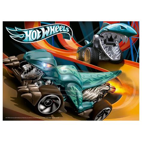 Quebra cabeça Hot Wheels Mattel Grow 60 peças Importados Lili