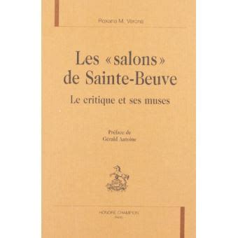 Les salons de sainte beuve le critique et ses muses relié R M