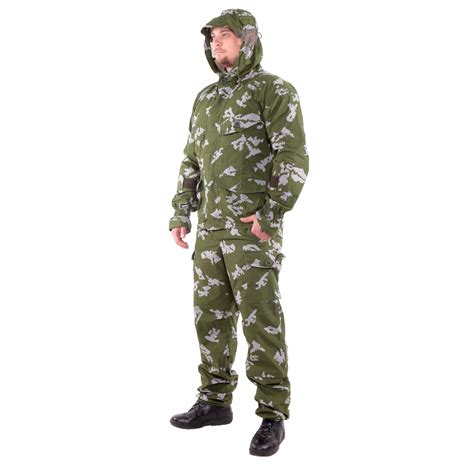 Костюм Снайпер-1 с налокотниками и наколенниками березка белая ...