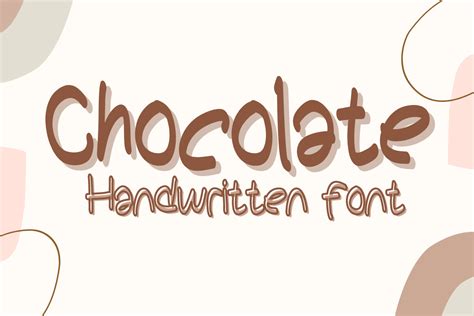 Chocolate Font By Sirinart · Creative Fabrica